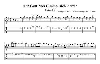Ach Gott, von Himmel sieh' darein (arr. Terry Kuhns)
