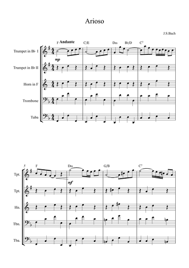 Arioso (arr. Alex Nunes Rodrigues)