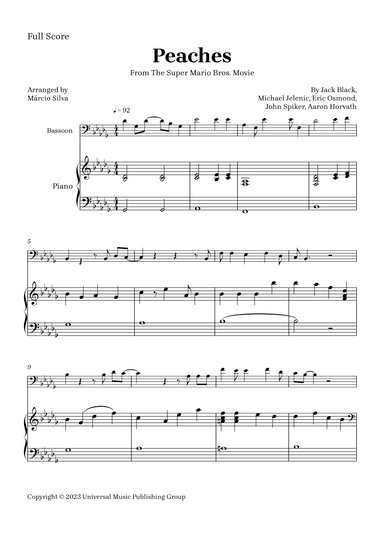 Peaches (arr. Márcio Silva)