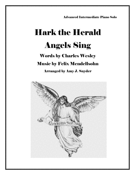 Hark the Herald Angels Sing, piano solo (arr. Amy J. Snyder)