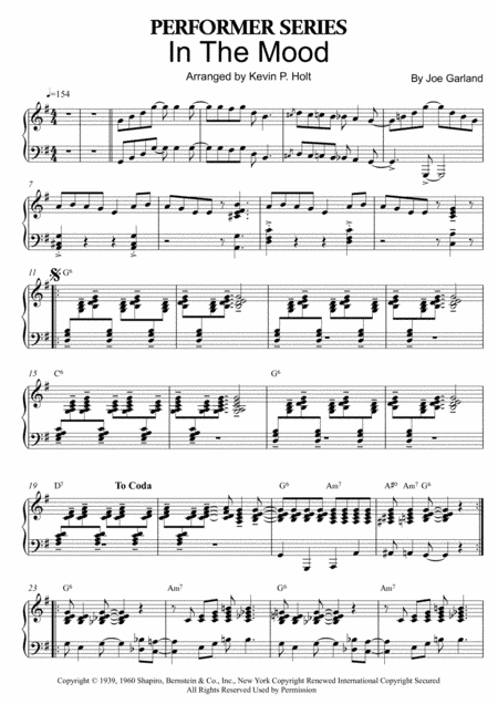 In The Mood (arr. Kevin P. Holt)
