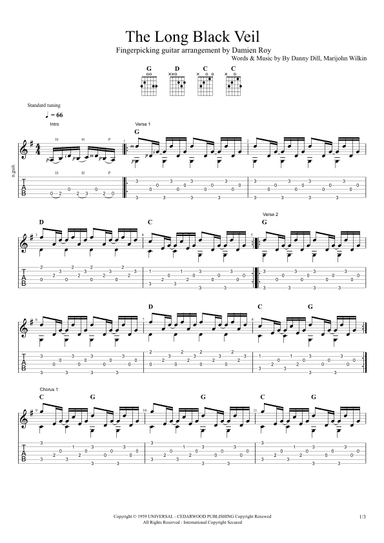 The Long Black Veil (arr. Damien Roy)