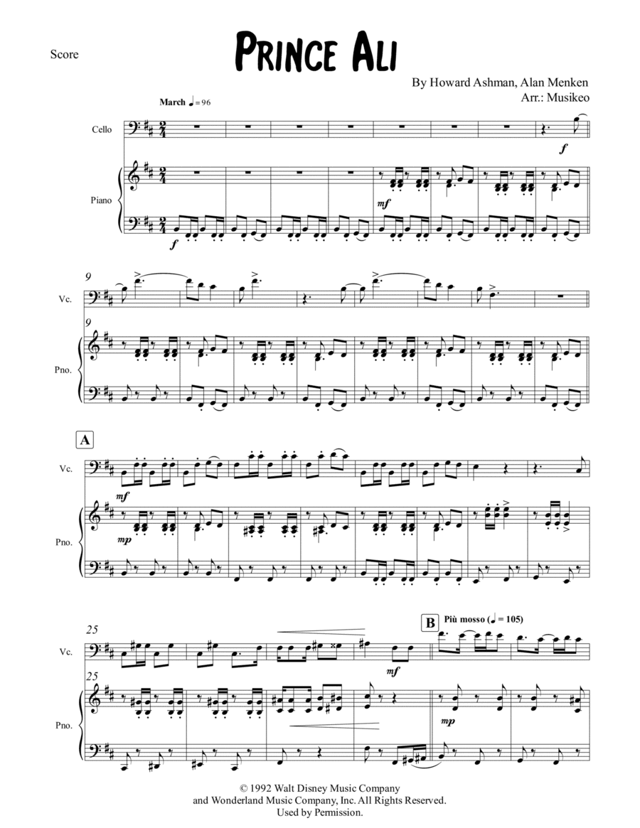 Prince Ali (arr. Musikeo)