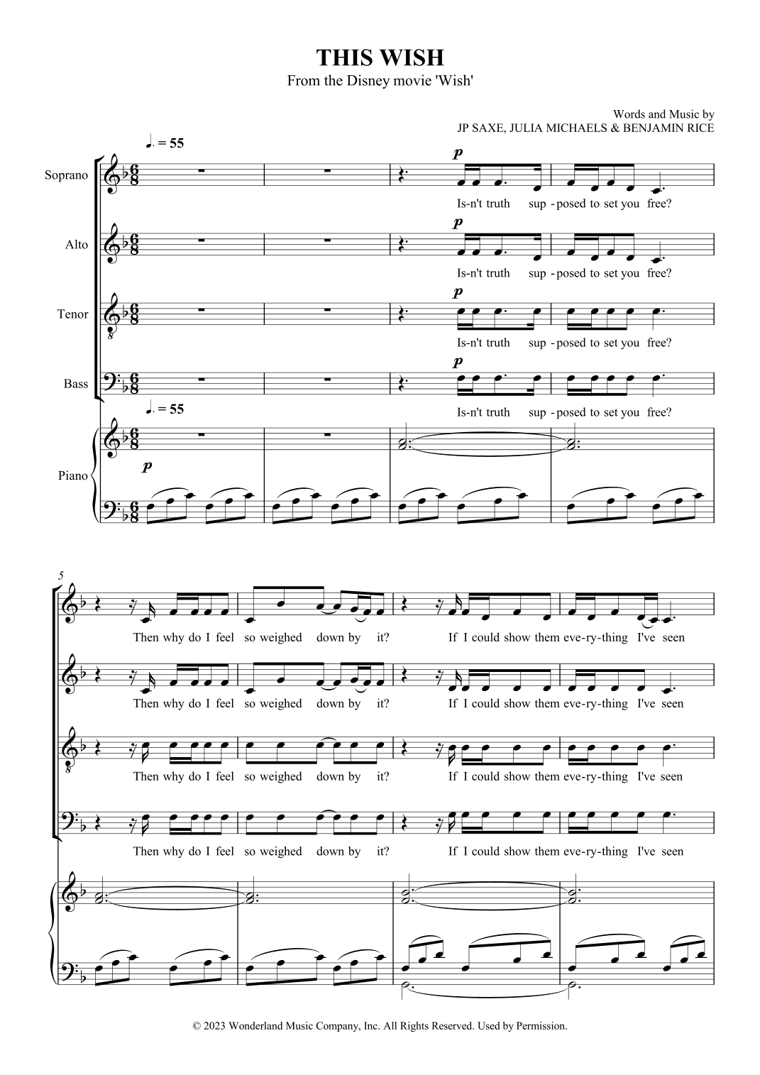 This Wish (arr. SCMusic)