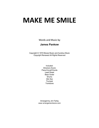 Make Me Smile (arr. Jim Farley)