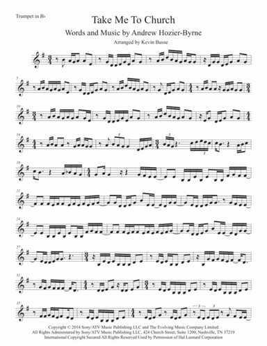 Take Me To Church (arr. Kevin Busse)