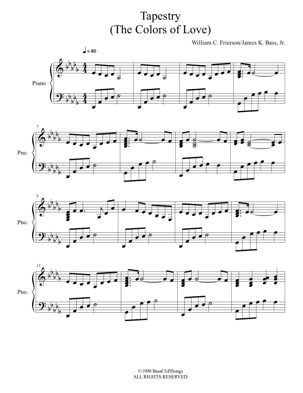 Tapestry (The Colors of Love) - instrumental