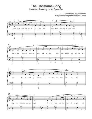 The Christmas Song (chestnuts Roasting On An Open Fire) (arr. Paula Chase)