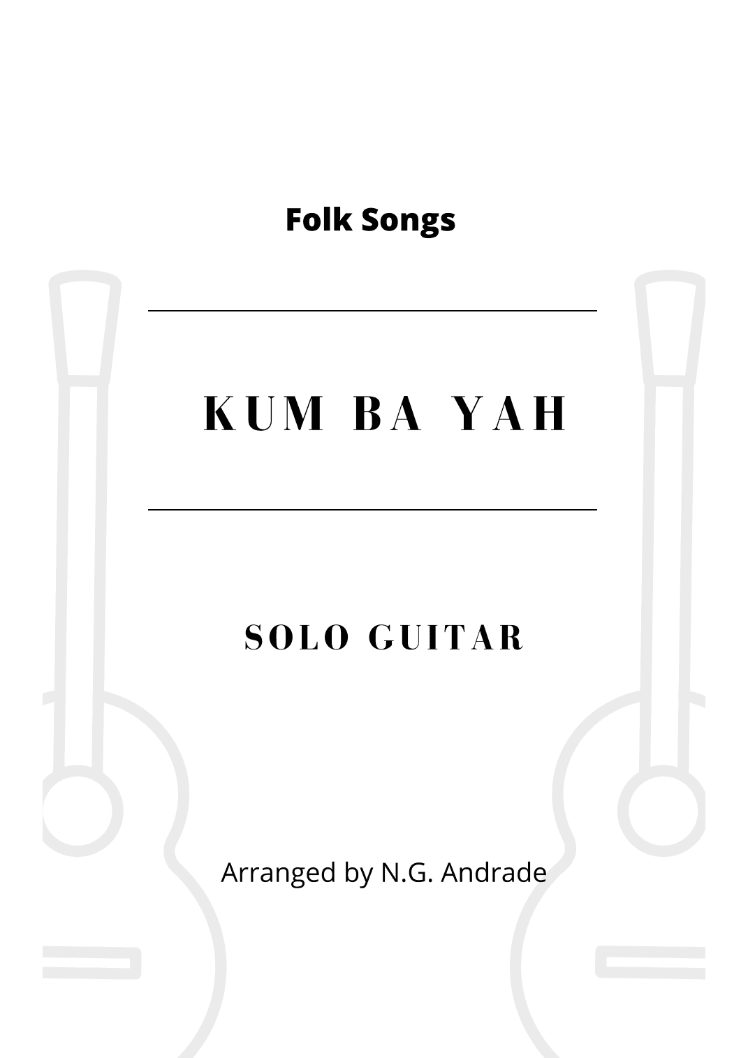 Kum Ba Yah (arr. N.G. Andrade)