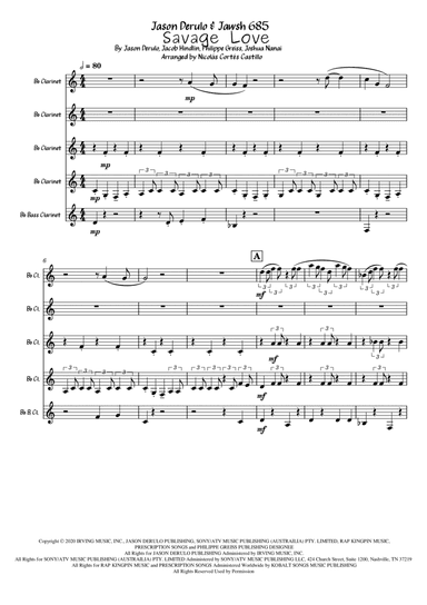 Savage Love (arr. Nicolás Cortés Castillo)