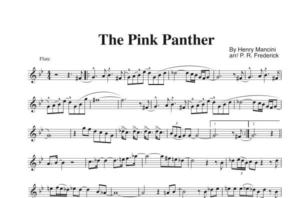 The Pink Panther (arr. P. R. Frederick)