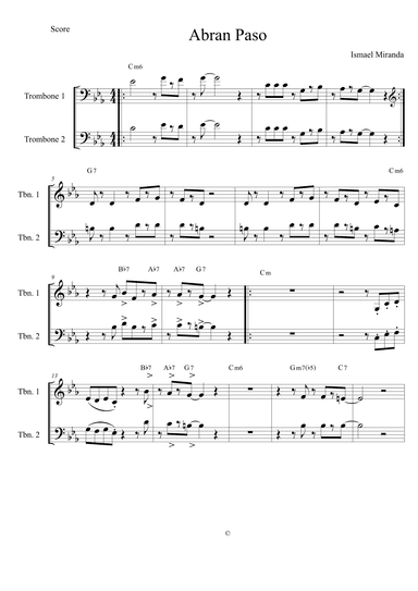 Abran Paso (arr. Bruno Malaguti)