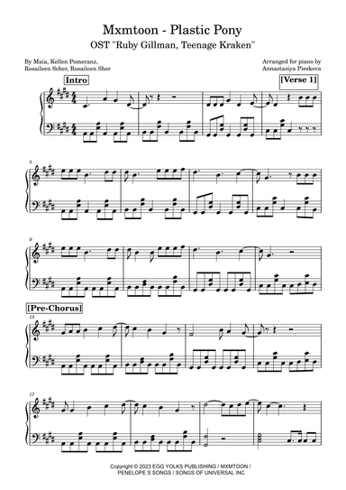 Plastic Pony (arr. Annastasiya Pieskova)