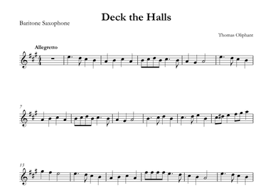 Deck the Halls (arr. SMMUS)
