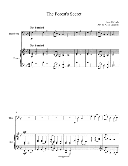 The Forest's Secret (arr. Nick Lacanski)