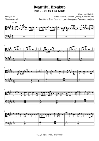 Beautiful Breakup (arr. Eskander Aceval)