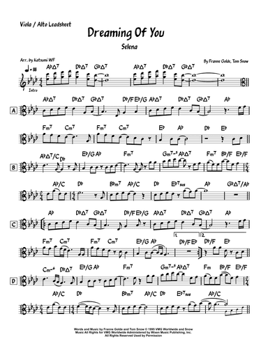 Dreaming Of You (arr. Katsumi WF)