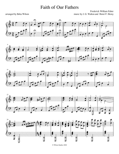 Faith of Our Fathers (arr. Beka Wilson)