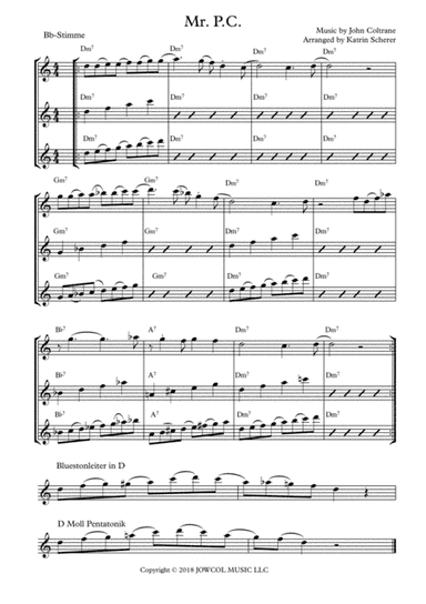 Mr. P.c. (arr. Katrin Scherer)