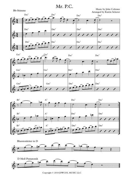 Mr. P.c. (arr. Katrin Scherer)