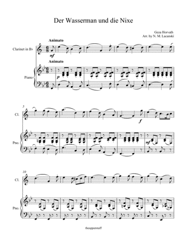 Der Wasserman und die Nixe (arr. Nick Lacanski)