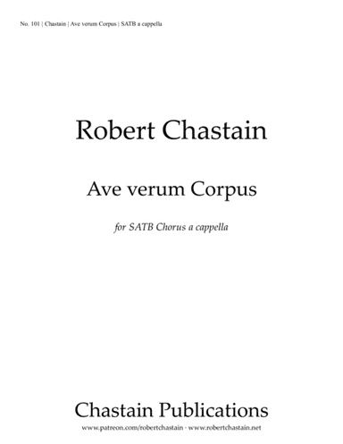 Ave verum Corpus