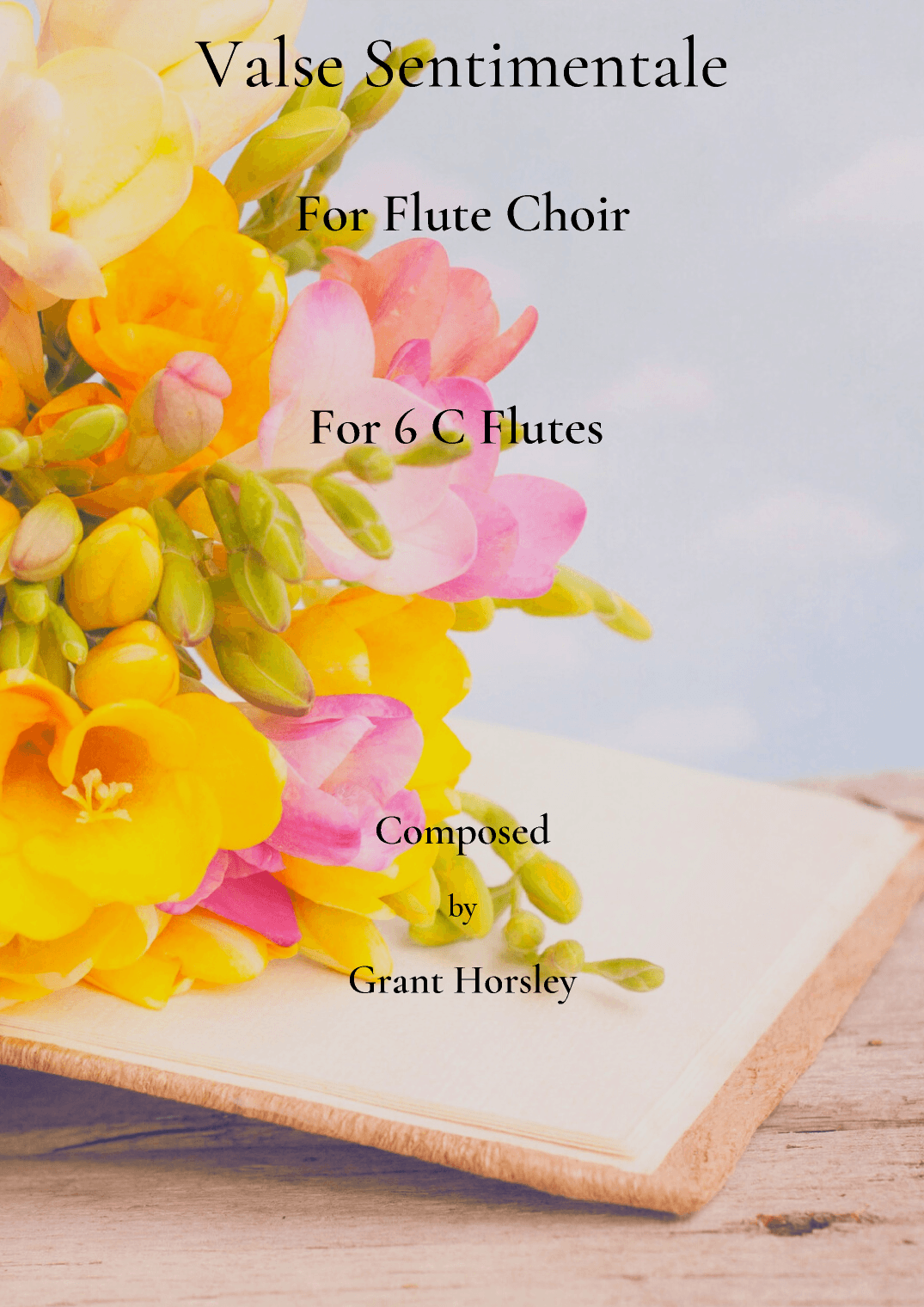 Valse Sentimentale. Original for Flute Choir (Six C Flutes)