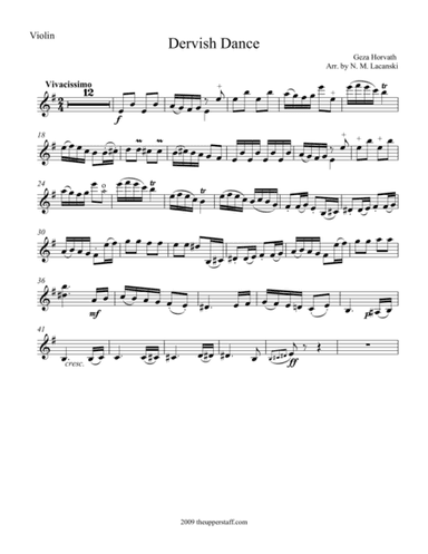 Dervish Dance (arr. Nick Lacanski)