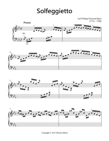 Solfeggietto (arr. Kristen Allred)