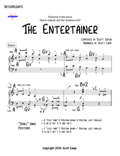 The Entertainer (Intermediate Level) (arr. Scott Camp)