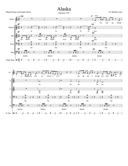Alaska (arr. Madeline Canal)