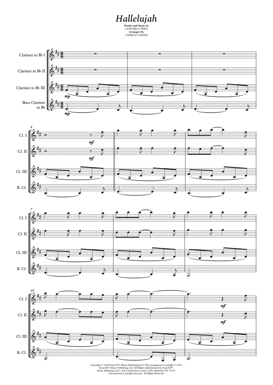 Hallelujah (arr. Cássio Silva Chaves)