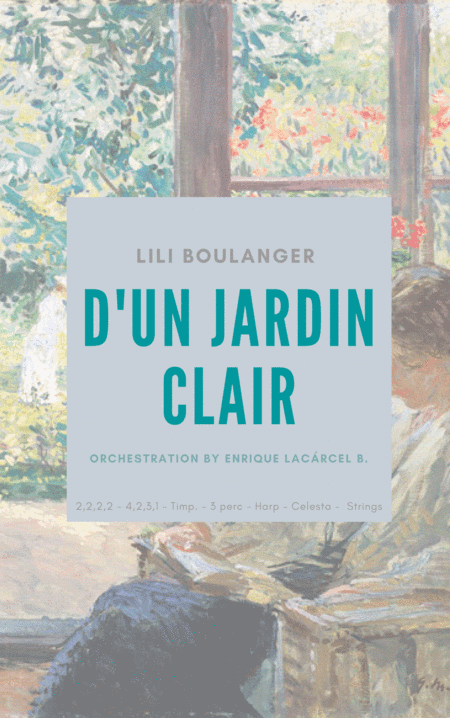 D'un Jardin Clair (arr. Enrique Lacárcel Bautista)