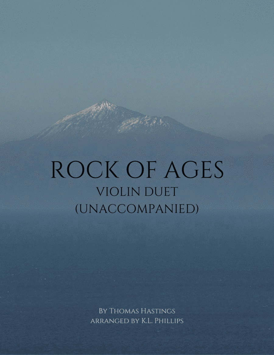 Rock of Ages - Unaccompanied Violin Duet (arr. K.L. Phillips)