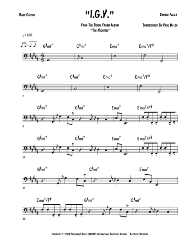 I.g.y. (what A Beautiful World) (arr. Accubass)