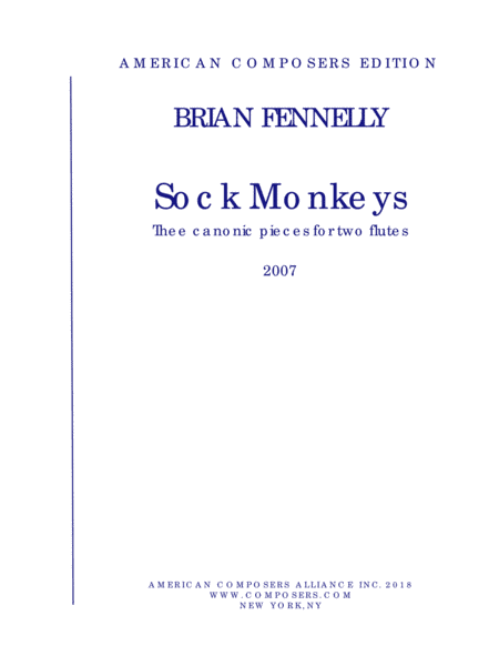 [Fennelly] Sock Monkeys