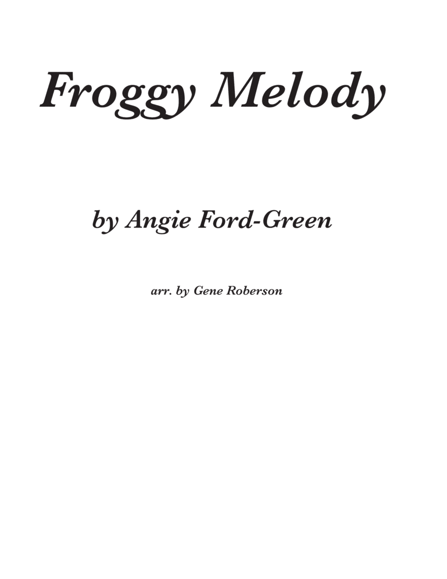 Froggy Melody