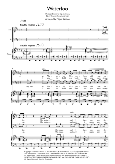 Waterloo (arr. Miguel Esteban)