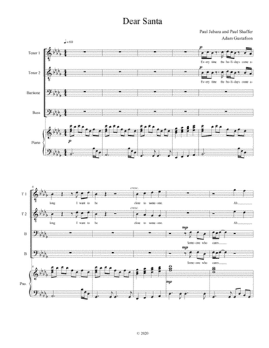 Dear Santa (bring Me A Man This Christmas) (arr. Adam Gustafson)