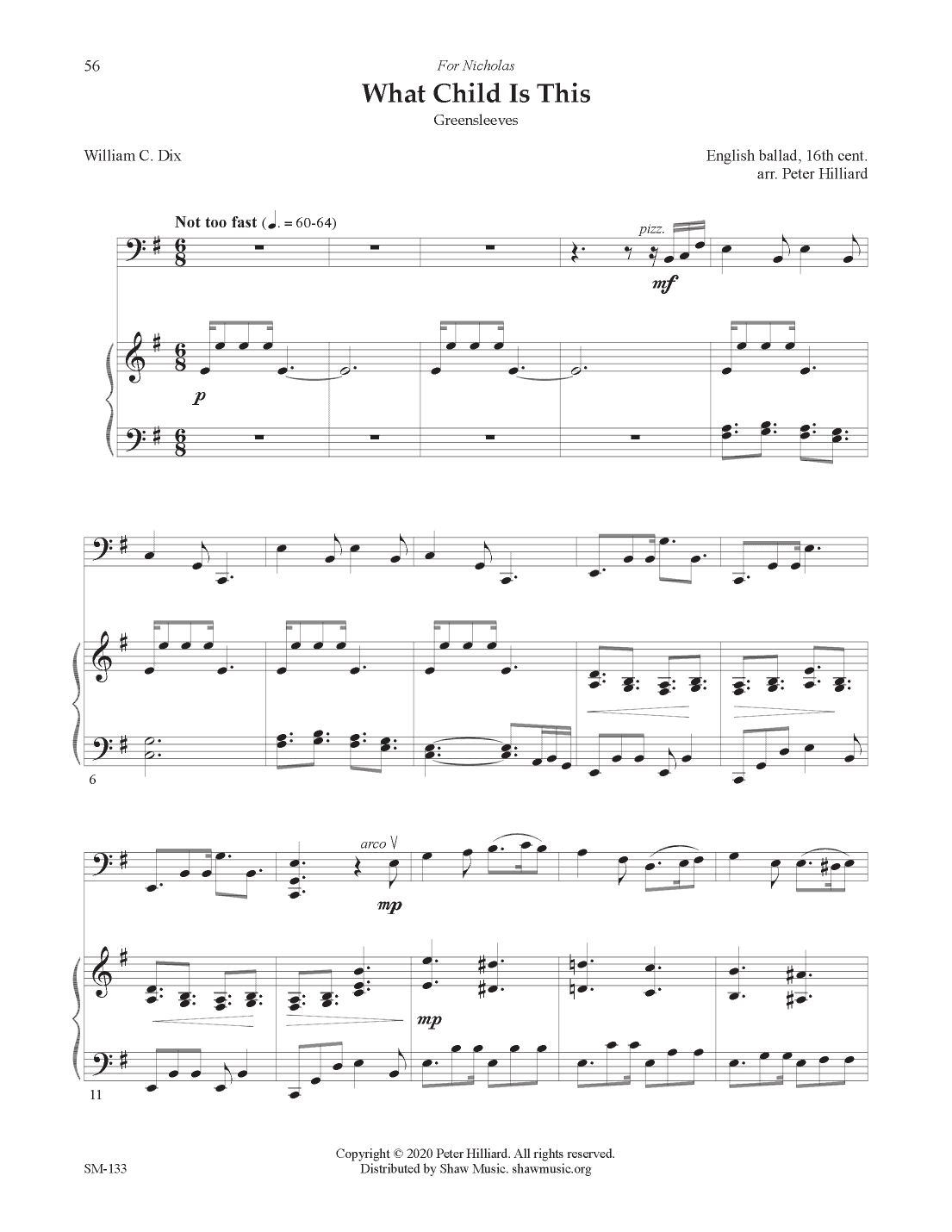 What Child Is This (arr. Peter Hilliard)