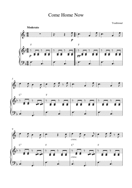 Come Home Now (arr. Kaiserin Rebecca)