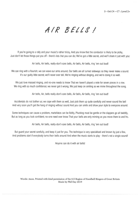 Air Bells - Handbells - 3 Oct