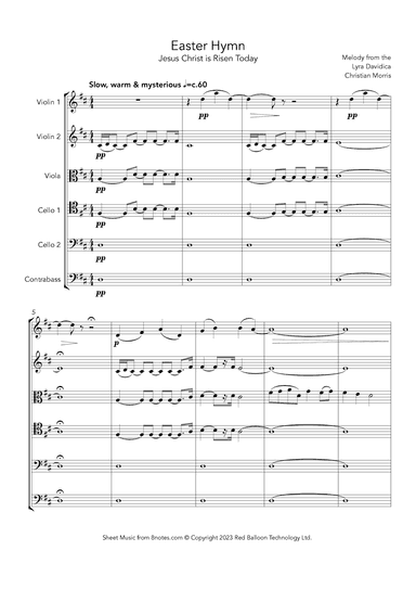 Easter Hymn (Jesus Christ is Risen Today) (arr. Christian Morris)