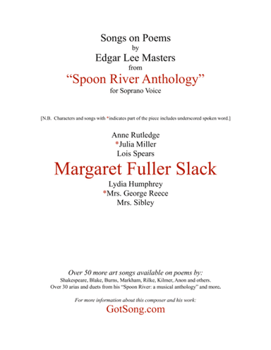 Margaret Fuller Slack from "Spoon River"