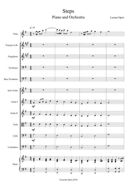 Steps - Piano & Orchestra - Lucian Opris