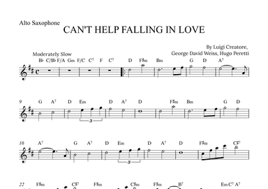Can't Help Falling In Love (arr. Alex Nunes Rodrigues)