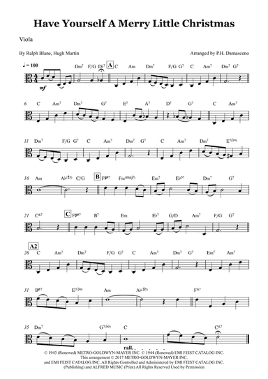 Have Yourself A Merry Little Christmas (arr. P.H. Damasceno)