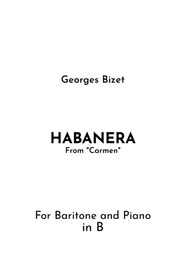 Habanera (arr. Jireh J.)