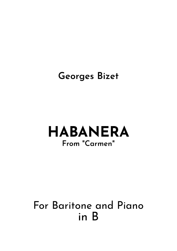 Habanera (arr. Jireh J.)