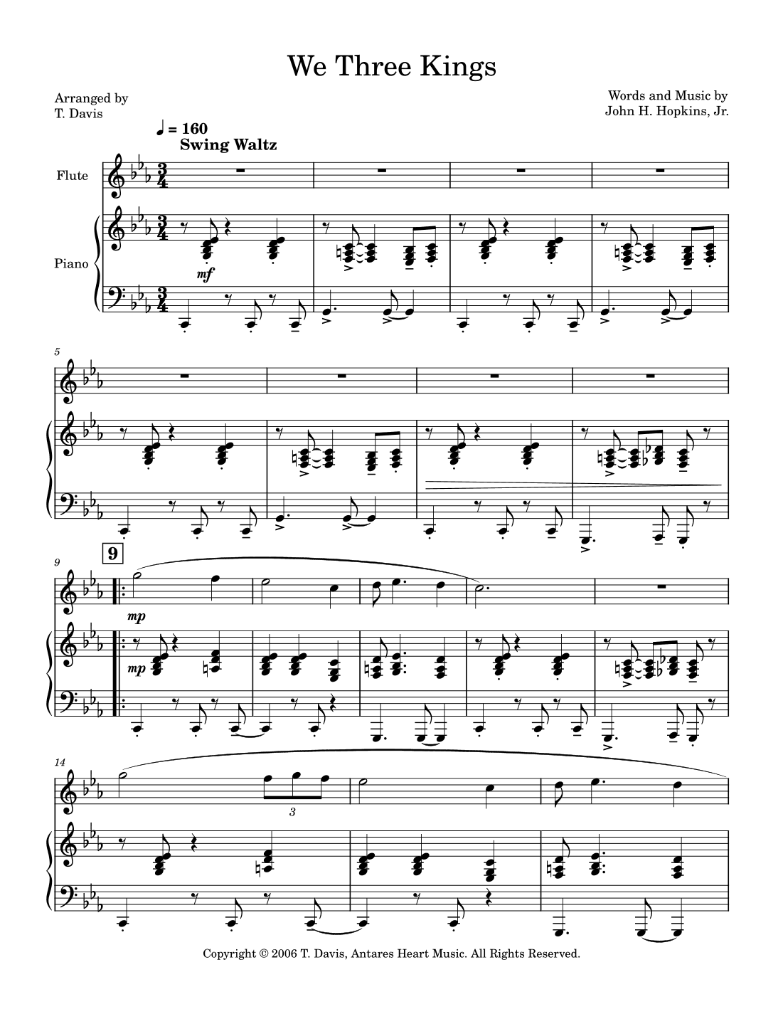 We Three Kings (arr. T. Davis)